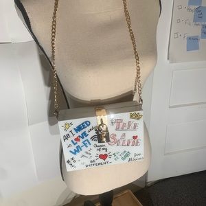 Cute unique box purse from L.A.